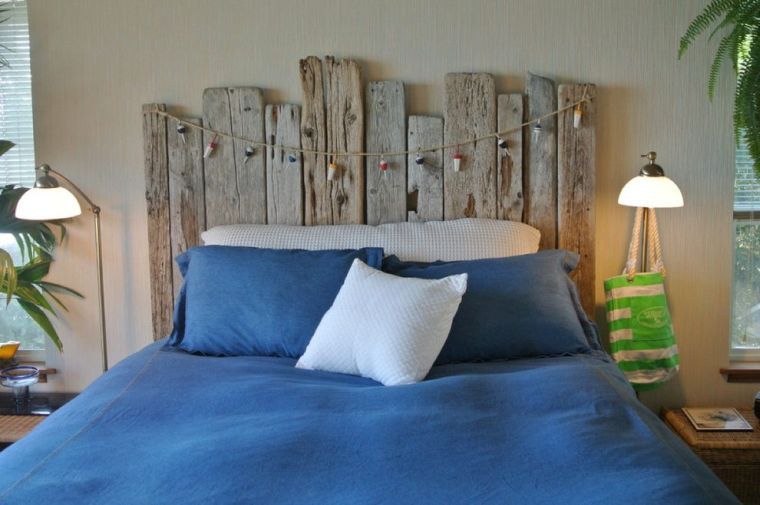 Comment réaliser une tête de lit en bois flotté - Design Obsession