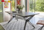 table-ceramique-design-extensible-pieds-x-nova